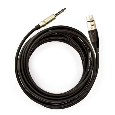 Cabo De Microfone P10 Estereo Para Xlr Femea Amphenol - 3 Metros