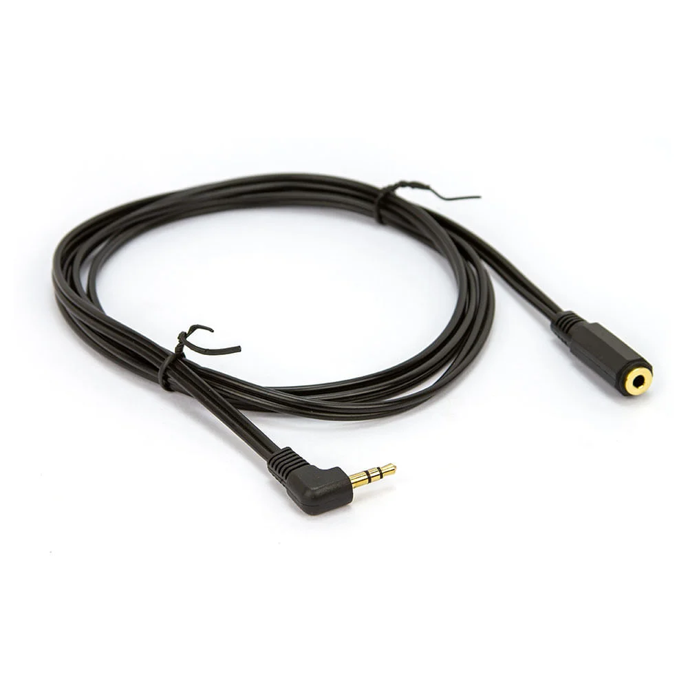 Imagem 2 de 2 do produto Cabo Extensor De P2 90° Macho E Fêmea - 4 Metros