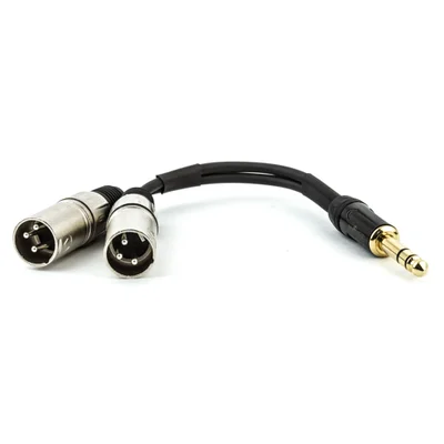 Cabo P10 Estereo Para 2 Xlr Macho - 10 Metros
