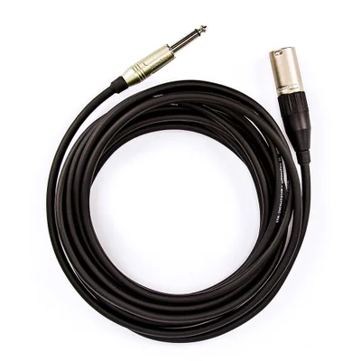 Cabo De Microfone P10 Mono Para Xlr Macho Amphenol - 20 Metros