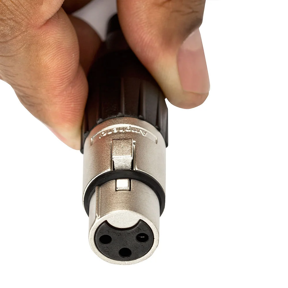Imagem 5 de 5 do produto Cabo De Microfone P10 Estereo Para Xlr Femea Amphenol - 30 Mt