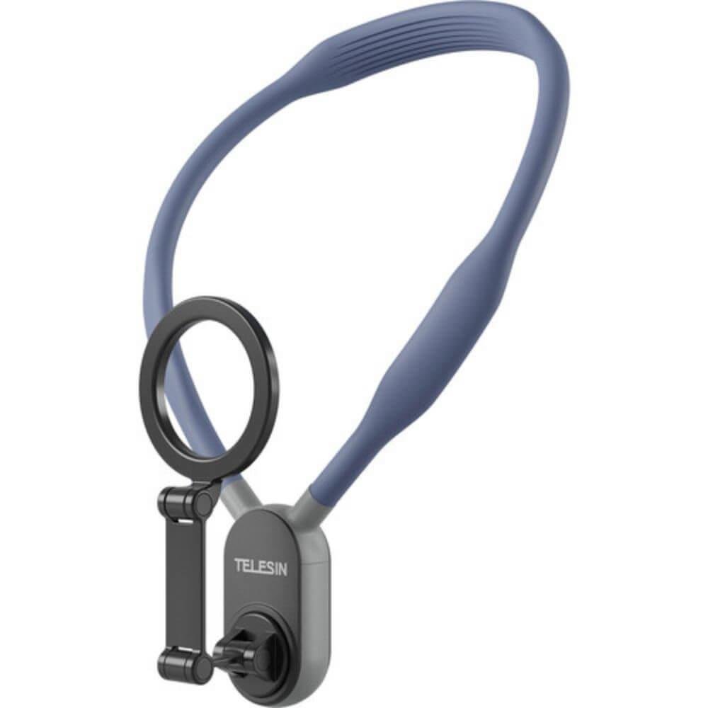 Alça De Pescoço Com Suporte Magnético Para Celular - Telesin Cor Azul Alça De Pescoço Com Suporte Magnético Para Celular - Telesin Cor Azul
