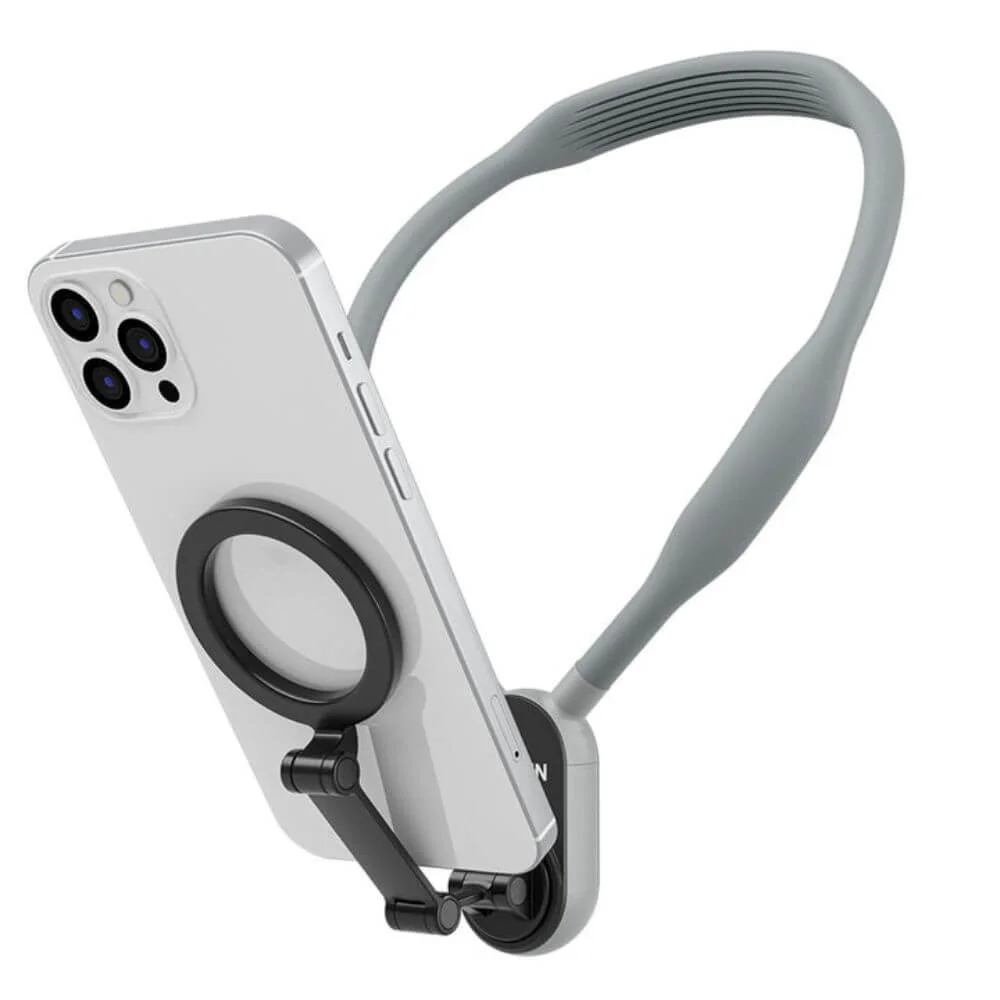 Alça De Pescoço Com Suporte Magnético Para Celular - Telesin Cor Cinza Alça De Pescoço Com Suporte Magnético Para Celular - Telesin Cor Cinza