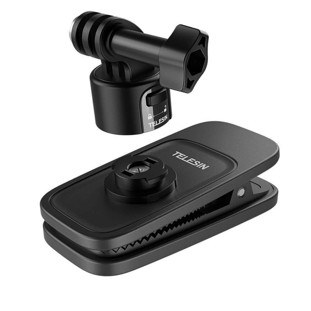 Suporte Clip Magnético Para Gopro E Similares - Telesin Suporte Clip Magnético Para Gopro E Similares - Telesin