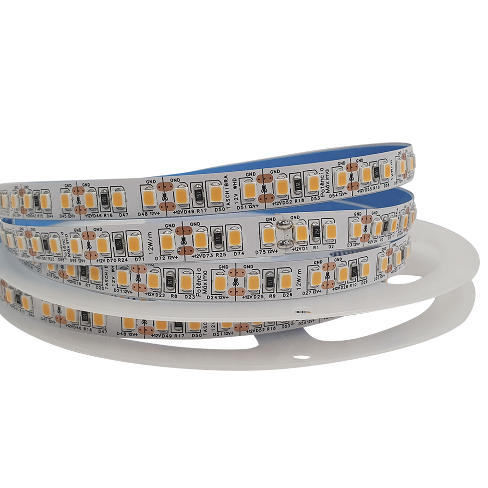 Fita De LED 16w 180 LEDs/m 12v Taschibra Com 5 Metros 4000k Luz Neutra