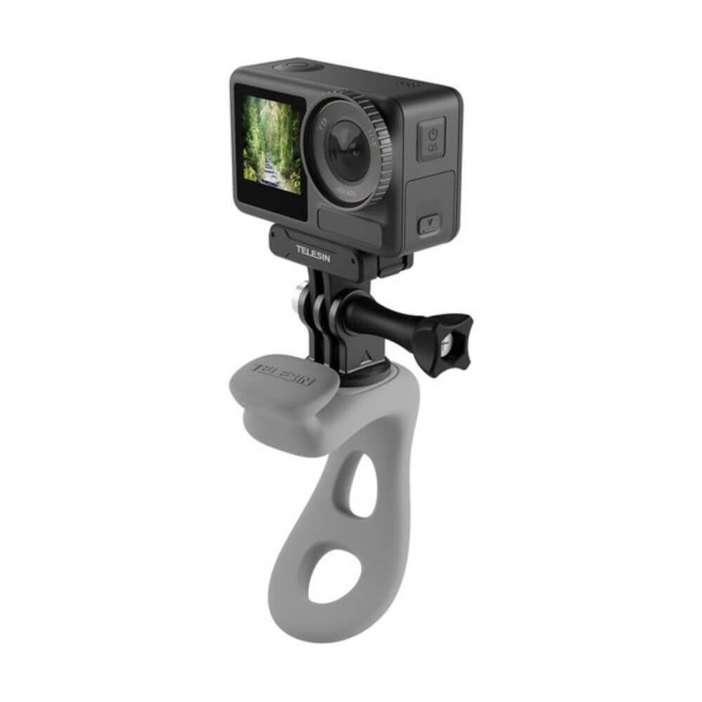 Imagem 3 de 3 do produto Suporte De Guidão Ou Barra Tubular Para Gopro Cor Cinza - Telesin