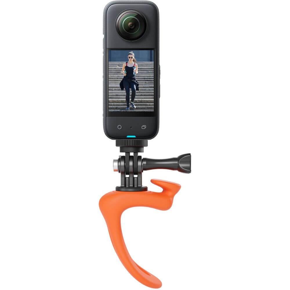 Imagem 2 de 3 do produto Suporte De Guidão Ou Barra Tubular Para Gopro Cor Laranja - Telesin