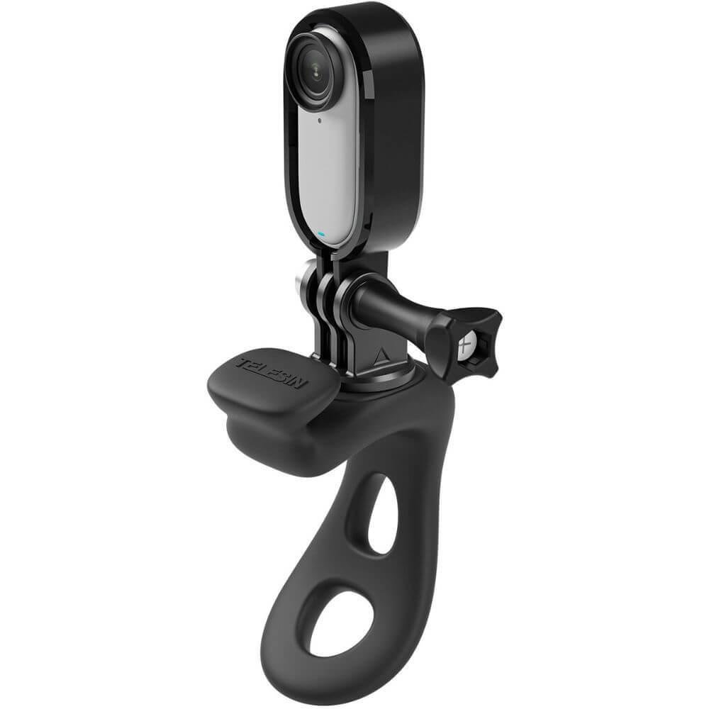 Suporte De Guidão Ou Barra Tubular Para Gopro Cor Preto - Telesin