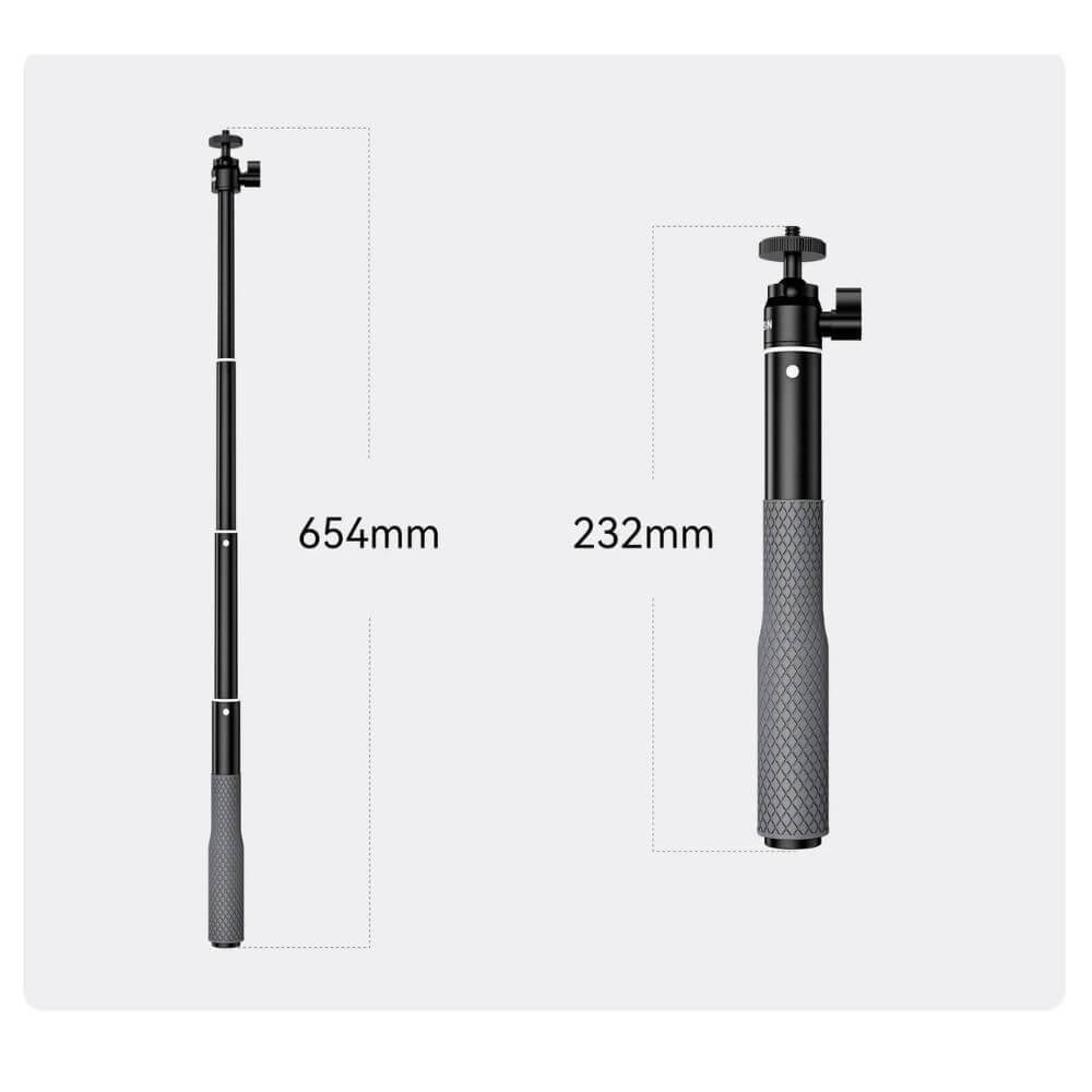 Bastão De Selfie Em Alumínio Para Gopro E Similares - Telesin Bastão De Selfie Em Alumínio Para Gopro E Similares - Telesin