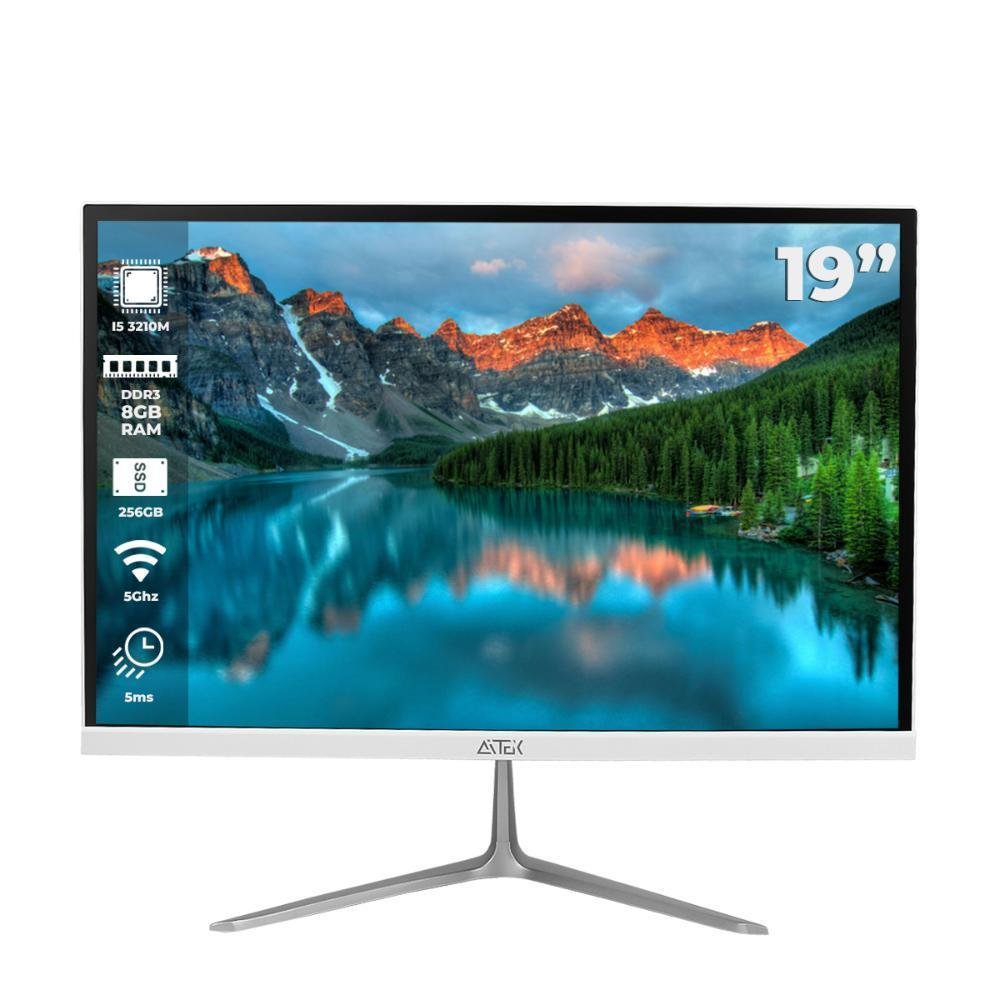 Computador All-in-one 19" Cpu Embutido I5 3210m 256gb