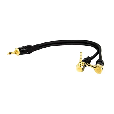 Cabo Adaptador P2 Mono Para 2 P2 Estereo 90° Graus - 1 Metro