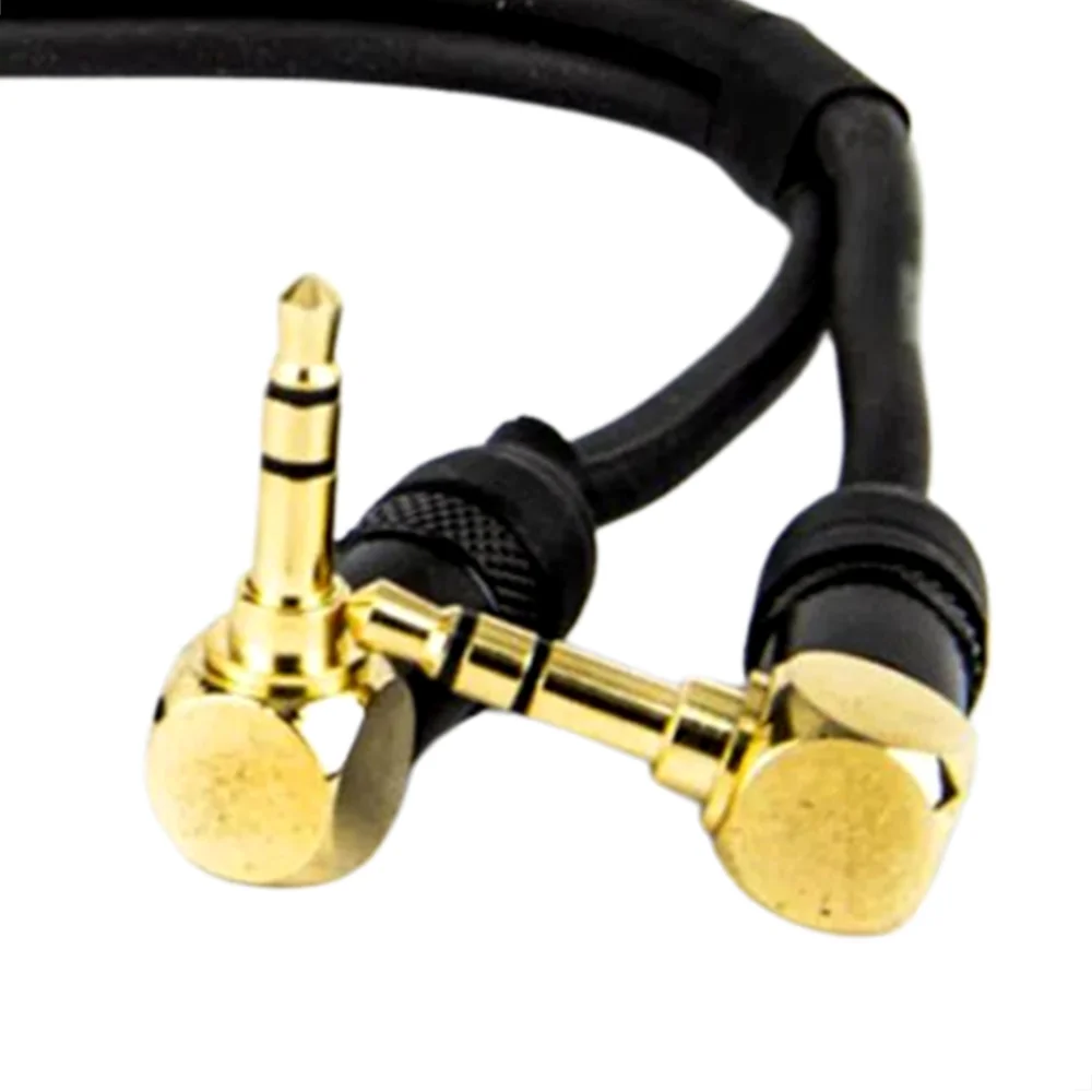 Imagem 4 de 5 do produto Cabo Adaptador P2 Mono Para 2 P2 Estereo 90° Graus - 2 Metros
