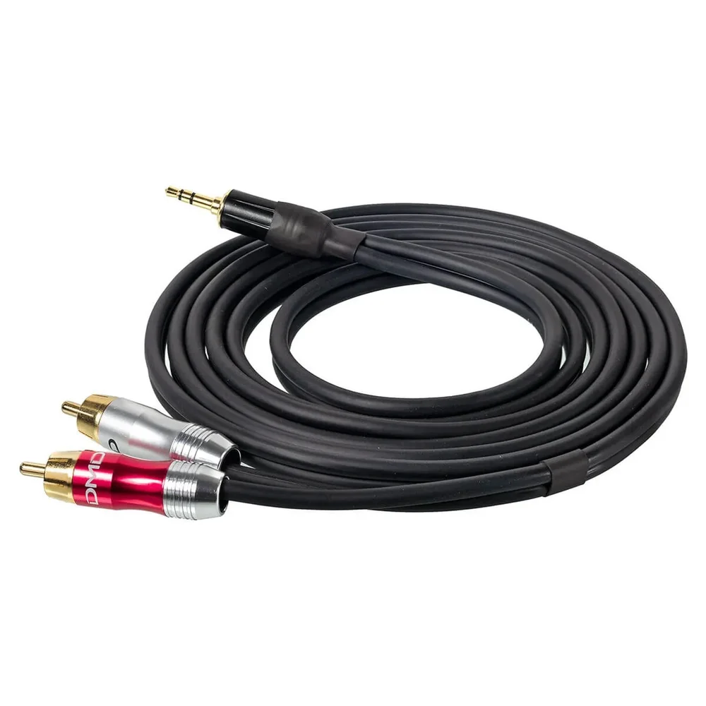 Imagem 4 de 5 do produto Cabo P2 Estereo Para 2 Rca Profissional - 10 Metros