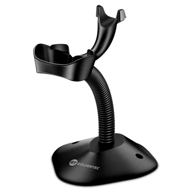 Suporte Para Leitor De Código De Barras Goldentec - Haste Flexível - Preto