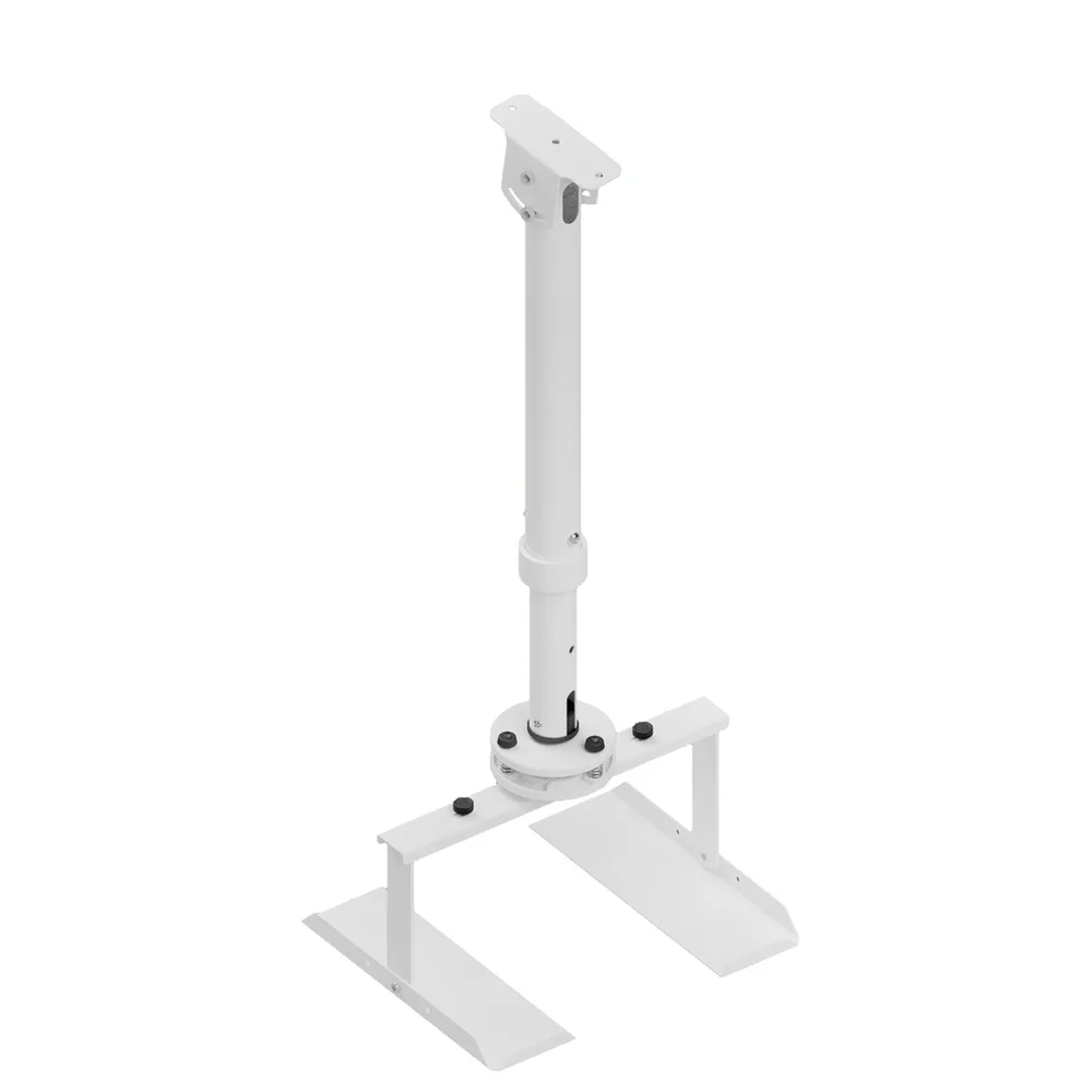 Imagem 2 de 2 do produto Suporte Projetor De Teto Inclinado Com Bandeja – Tubo Telescópico De 50 A 75 Cm