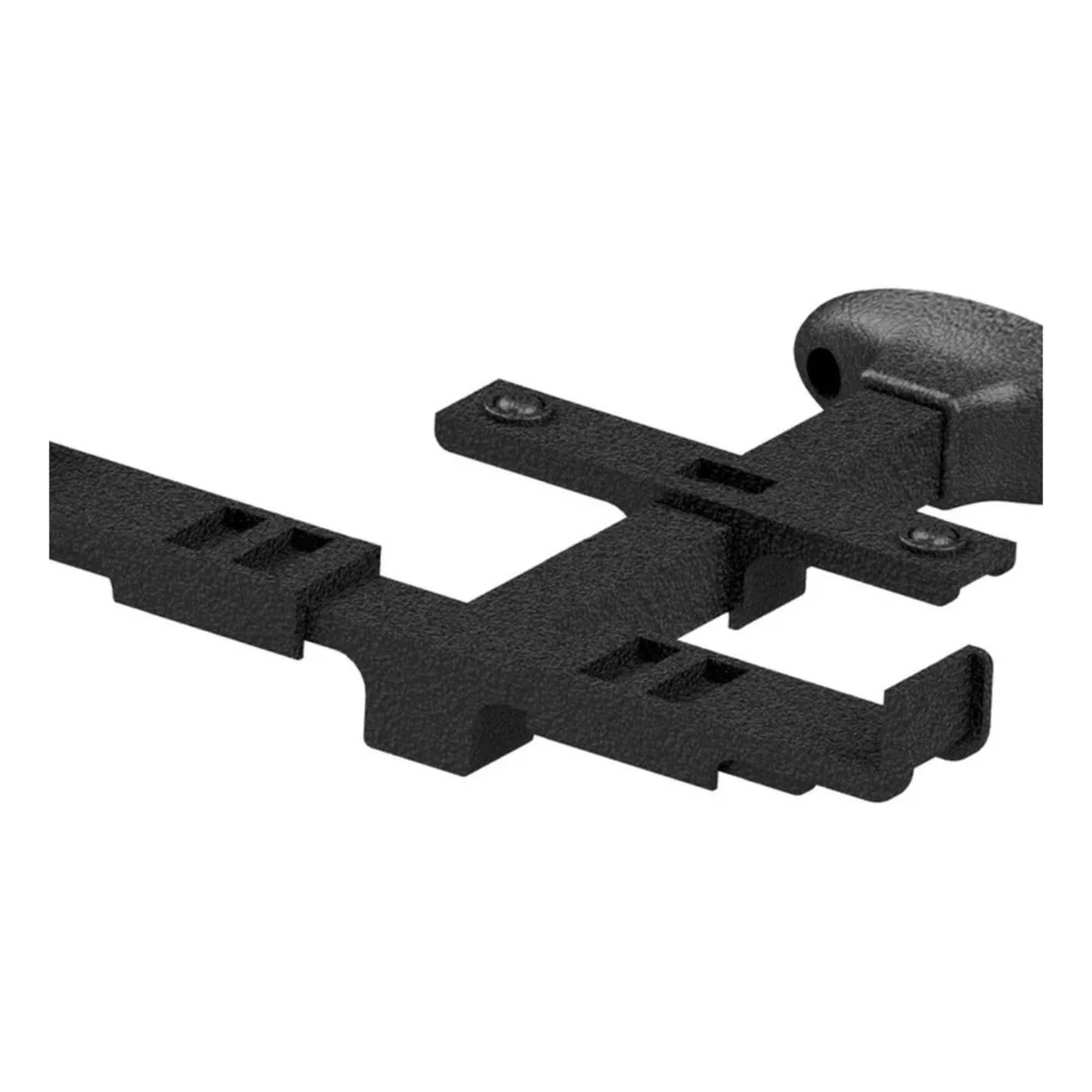 Imagem 3 de 5 do produto Suporte Parede Universal Aparelhos Eletrônicos Dvd, Receptores De Qualquer Tamanho Com Base Flexivel De 19 A  24 Cm