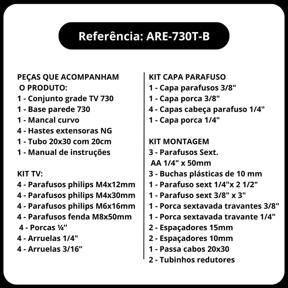 Imagem 4 de 5 do produto Suporte Biarticulado Para Tv, Monitor 10" A 55" Com Inclinação