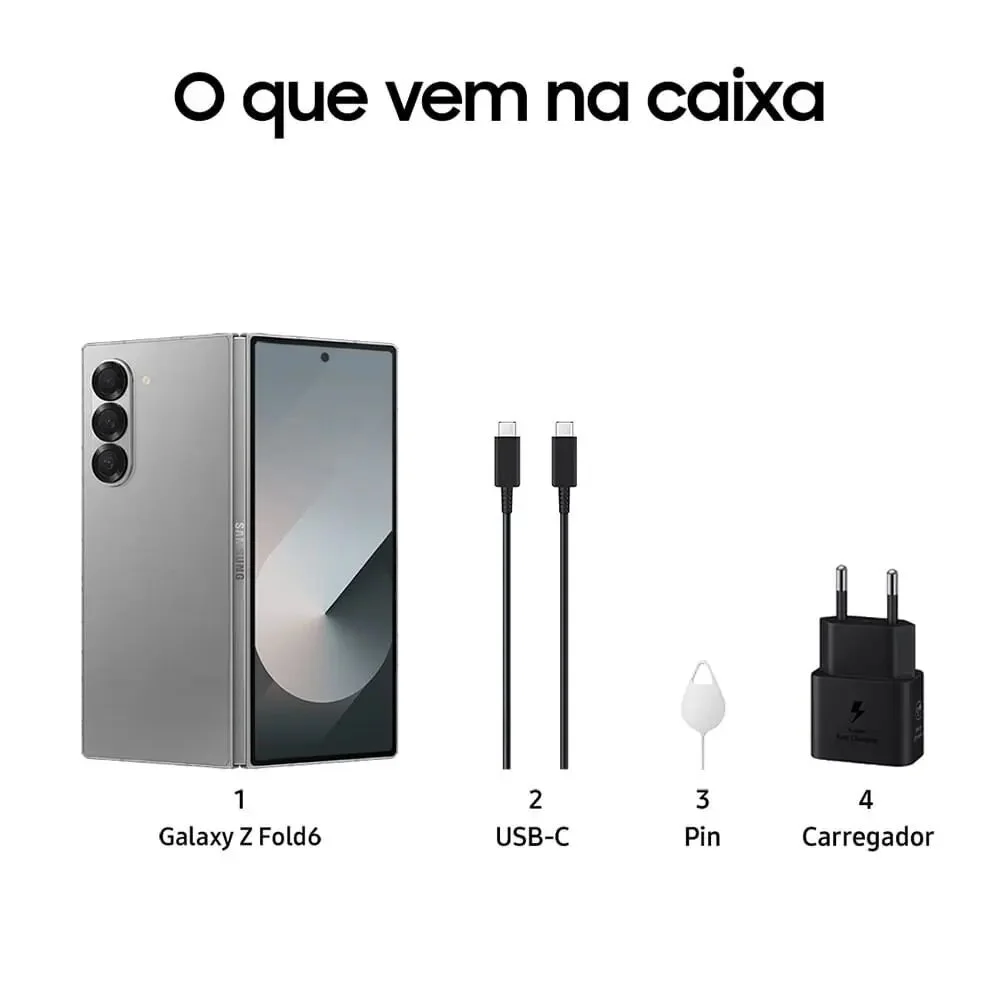 Smartphone Samsung Galaxy Z Fold6 5g KaBuM