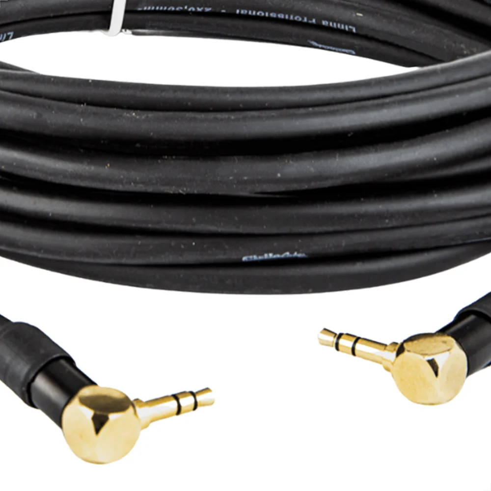 Imagem 3 de 5 do produto Cabo Adaptador P2 Estereo 90° Para P2 Estereo 90° - 5 Metros