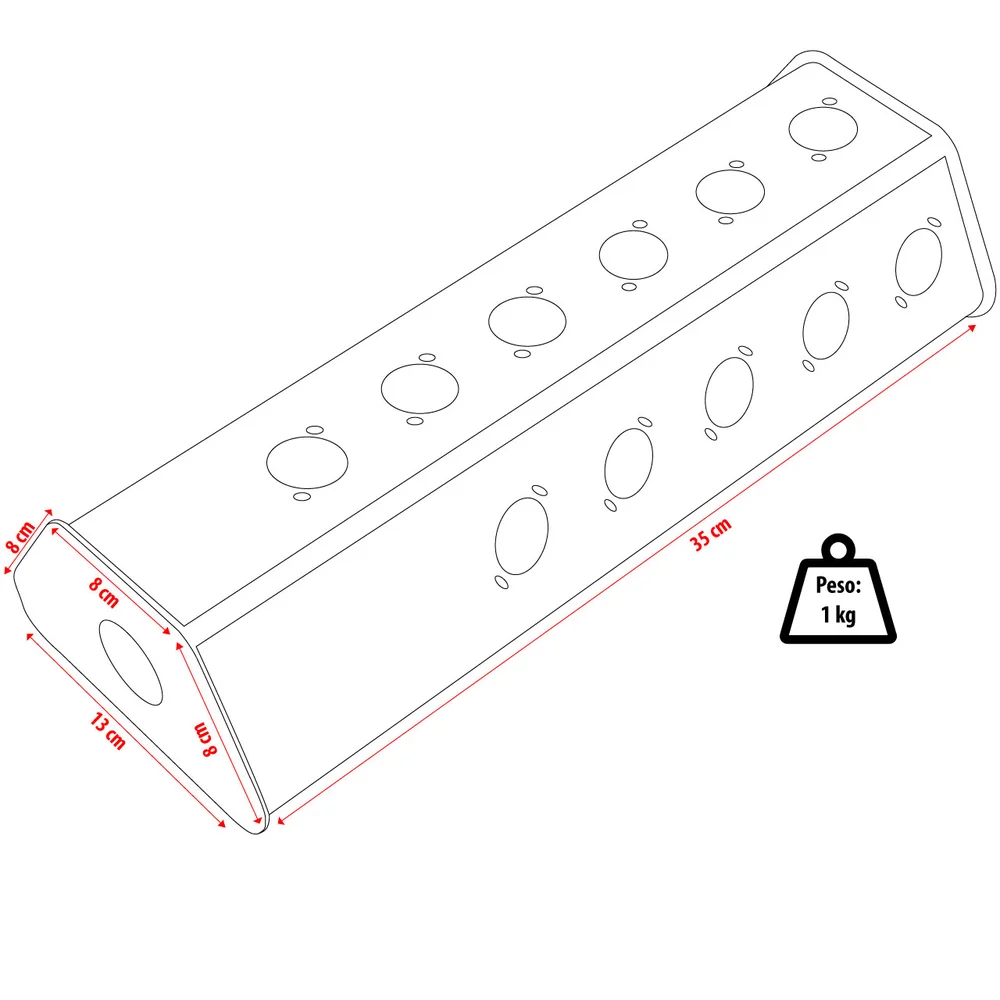 Imagem 3 de 5 do produto Caixa De Medusa Multicabos 16 Vias Reforçada Profissional