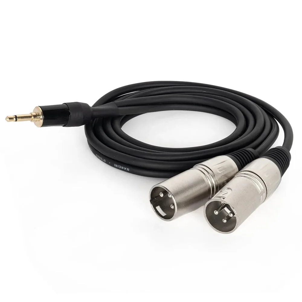 Imagem 4 de 4 do produto Cabo P2 Mono Para 2 Xlr Macho 20 Cm