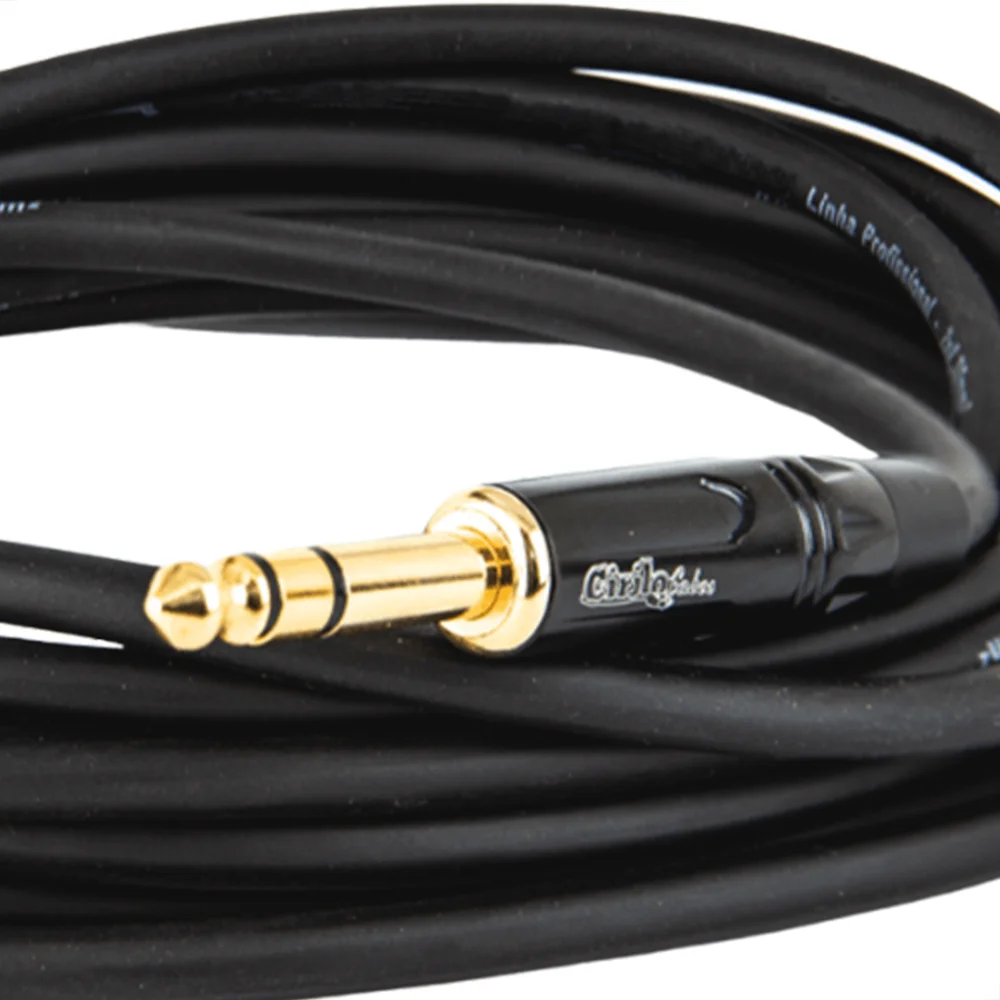 Imagem 5 de 5 do produto Cabo Adaptador P2 Estereo 90° Para P10 Estereo - 50 Cm