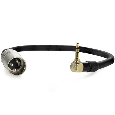 Cabo Adaptador P2 Estereo 90 Graus Para Xlr Macho - 50 Cm