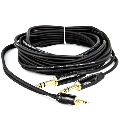 Cabo Adaptador P2 Para 2 P10 Estéreo - 80 Cm