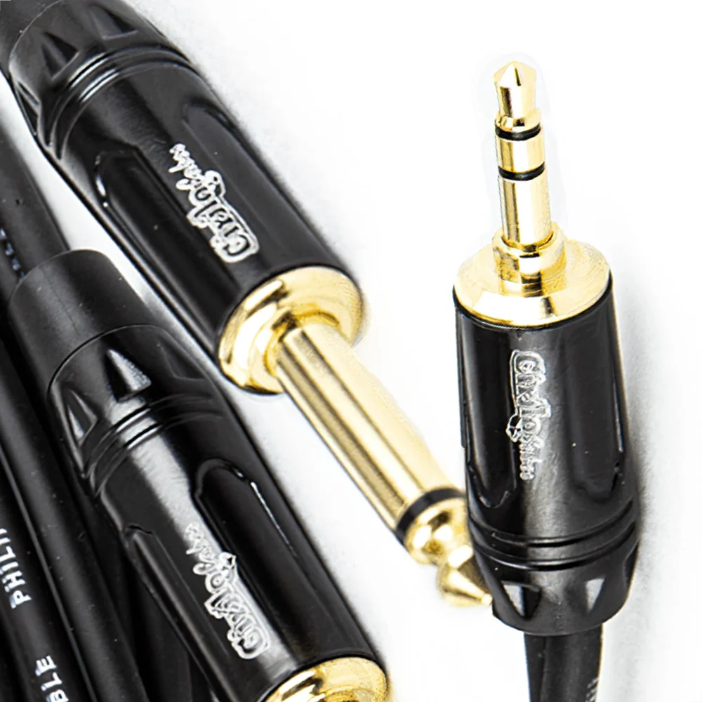 Imagem 3 de 5 do produto Cabo Adaptador P2 Estereo Para 2 P10 Mono - 50 Cm