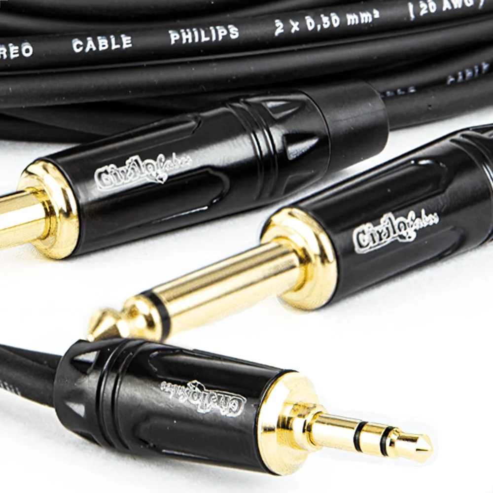 Imagem 5 de 5 do produto Cabo Adaptador P2 Estereo Para 2 P10 Mono - 50 Cm