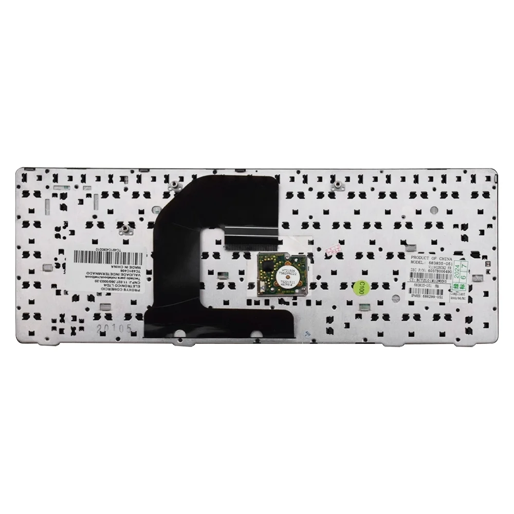 Teclado Para Notebook Hp Probook 6470b Com Pointingstick Abnt2 Preto
