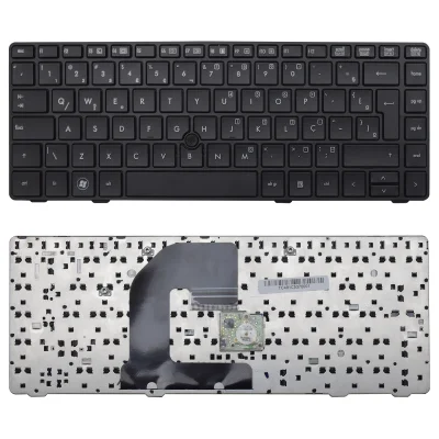 Teclado Para Notebook Hp Elitebook 8460p Com Pointingstick Abnt2 Preto