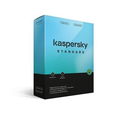 Kaspersky Antivírus Standard 3 Dispositivos Versão 2024
