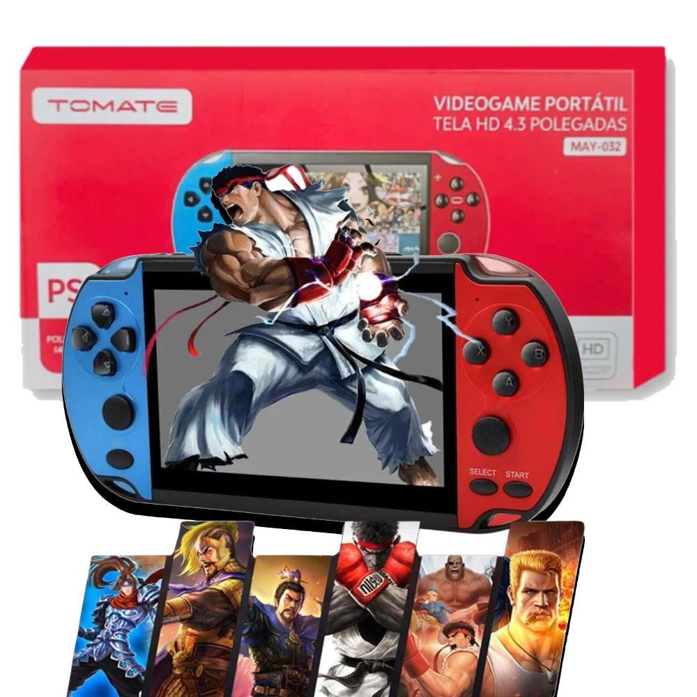 VIDEO GAME PORTÁTIL TOMATE MAY032 TELA HD 43 PS1