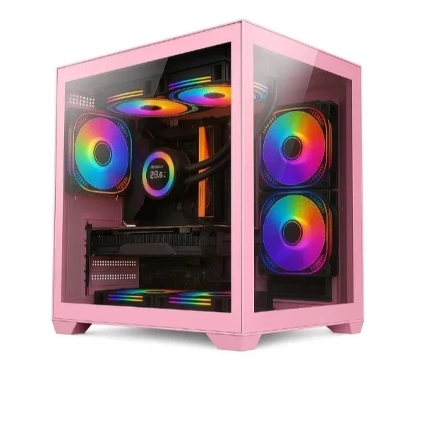 PC Gamer Balão.info Intel Core I5 3.6Ghz, 16GB RAM, SSD 240GB, Wi-fi, Rosa Pink Feminino