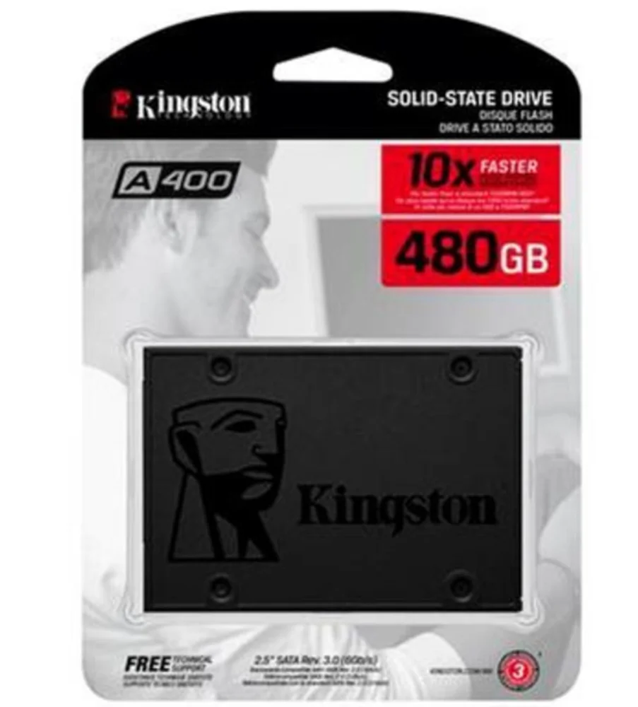 Imagem 2 de 3 do produto HD SSD Interno 480GB Sata 3 Cor Preto