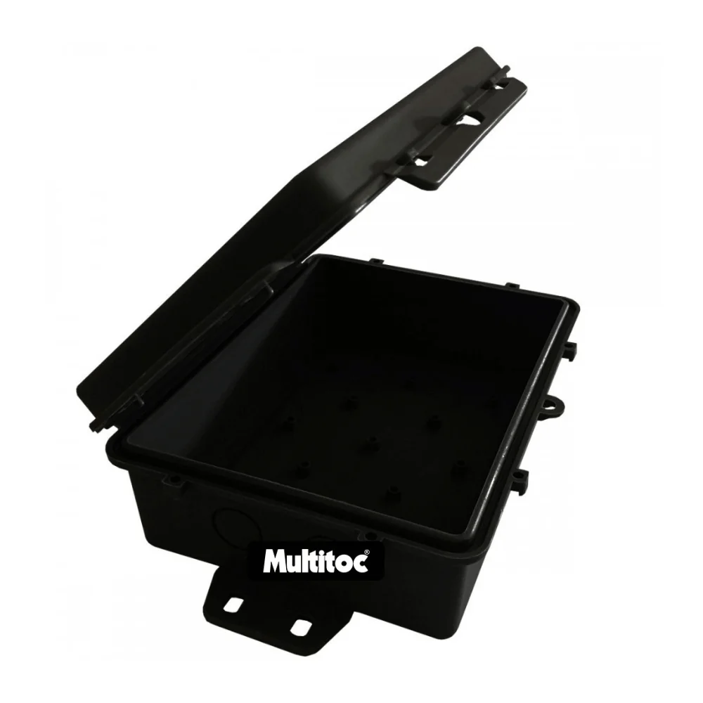 Imagem 3 de 5 do produto Caixa Hermetica Multitoc Vedada 14,5x10,5x7,0 Completa Preta (7898179382316)