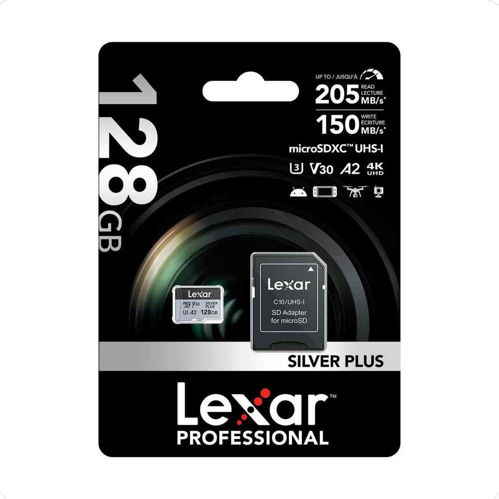 Carto Lexar 128GB UHSI microSDXC Adaptador SD
