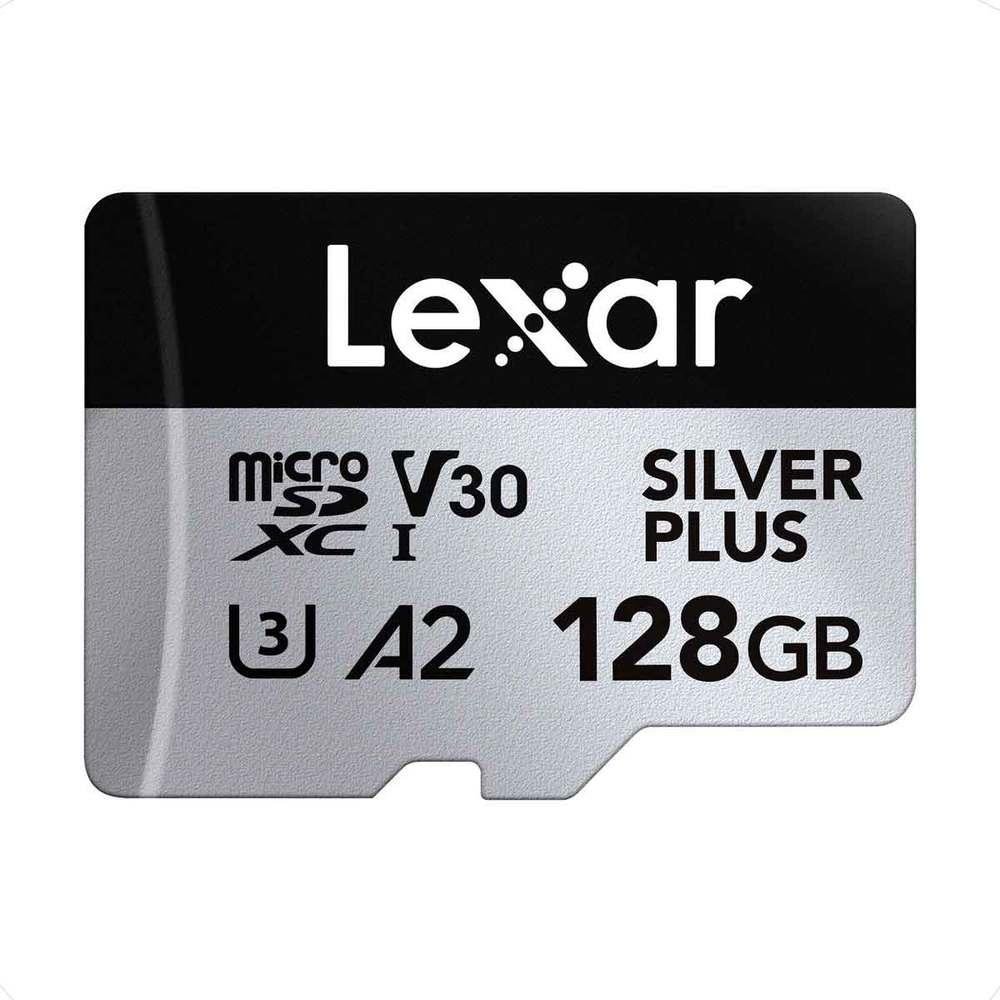 Imagem 4 de 5 do produto Cartão De Memória Lexar 128GB Professional Silver Plus Uhs-i Microsdxc Com Adaptador Sd