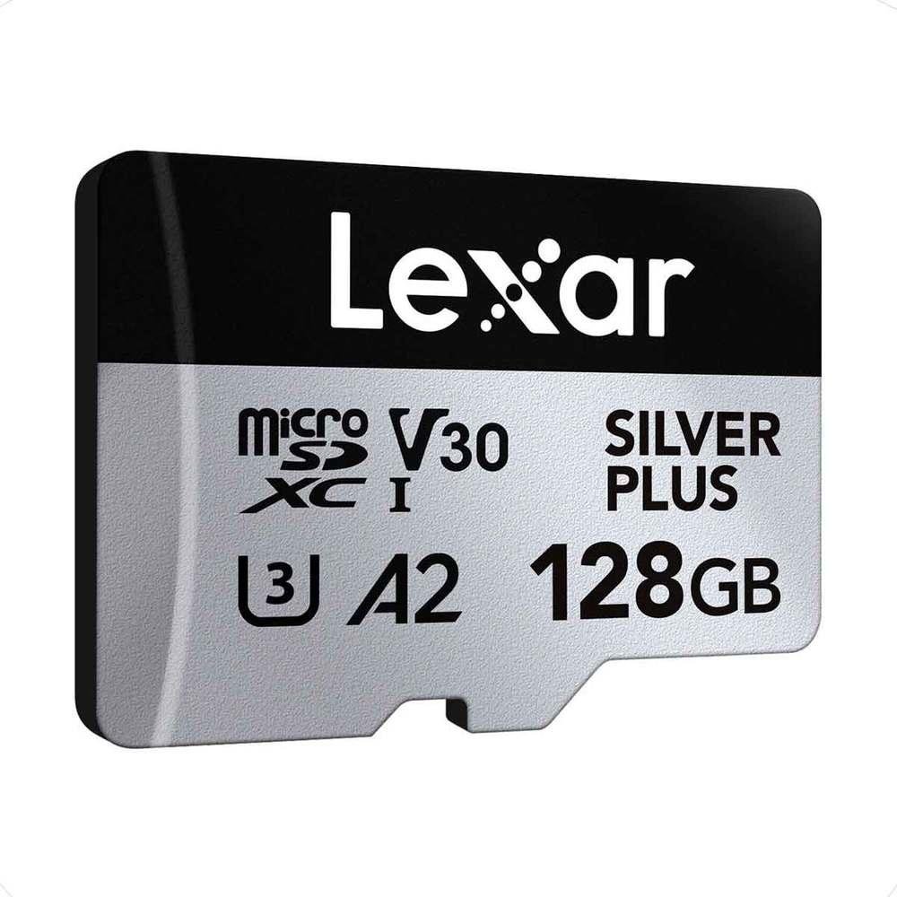 Imagem 5 de 5 do produto Cartão De Memória Lexar 128GB Professional Silver Plus Uhs-i Microsdxc Com Adaptador Sd