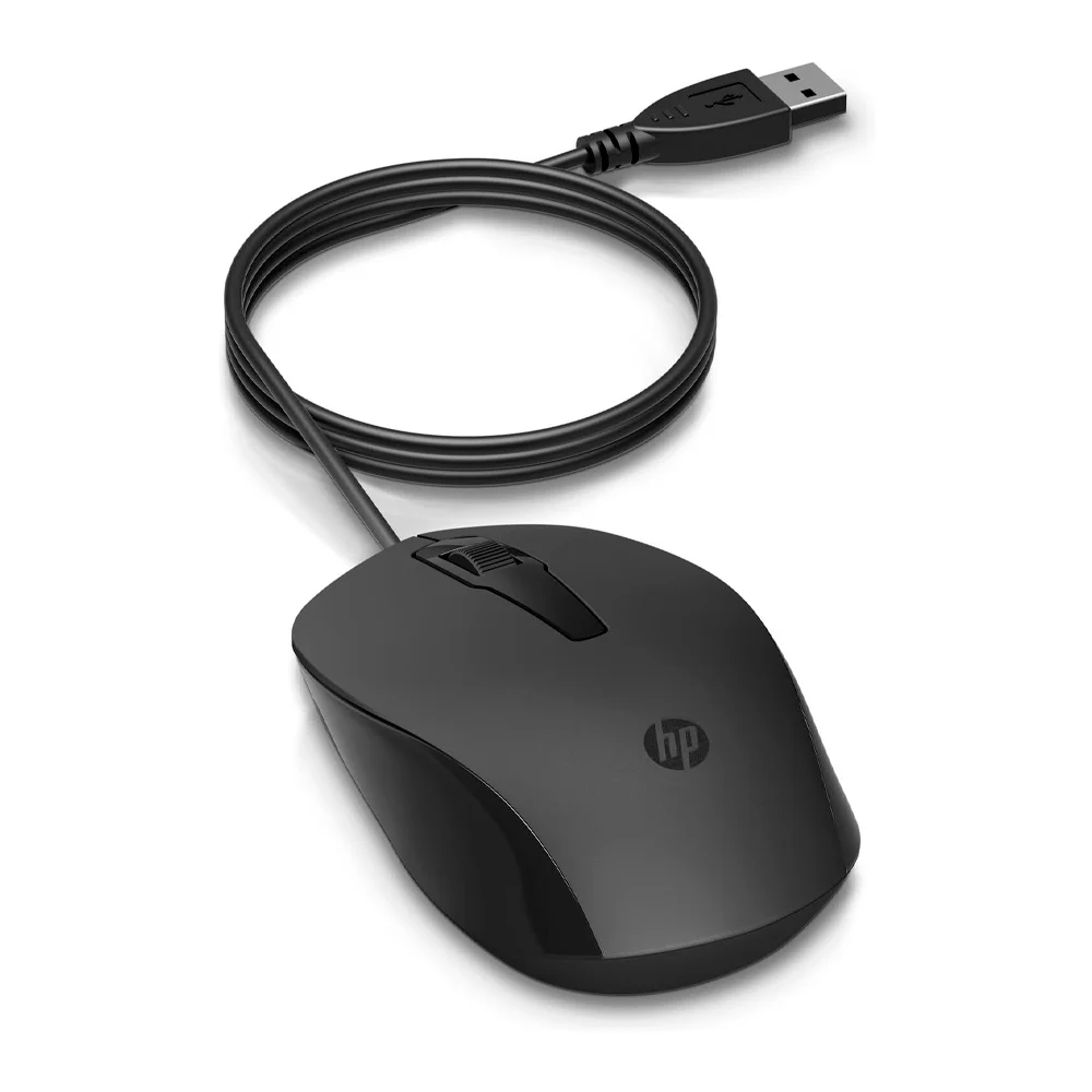 Imagem 5 de 5 do produto Kit Teclado E Mouse HP 150, Com Fio, USB, Preto