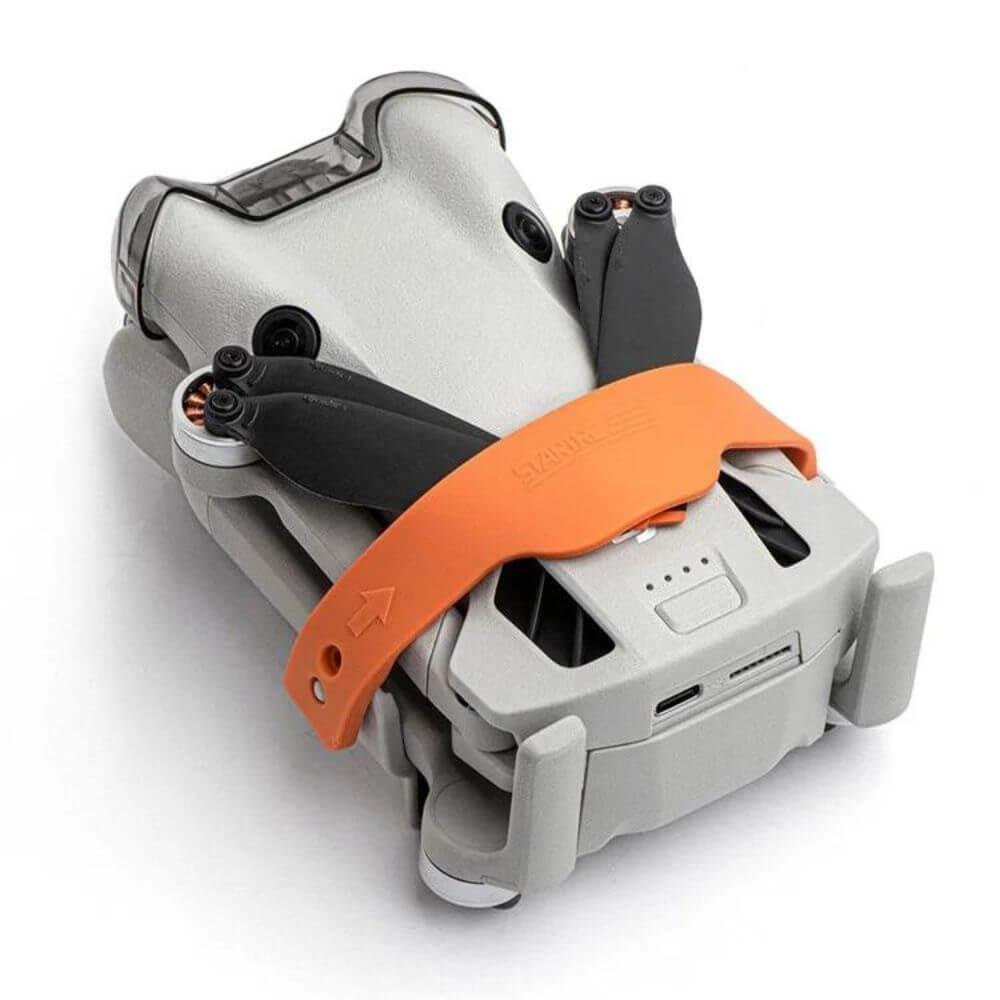 Protetor E Trava Hélices Para Drone Dji Mini 4 Pro - Startrc Cor Laranja