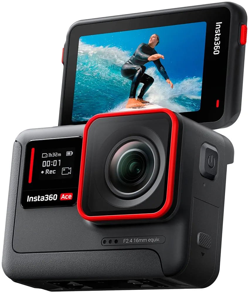Câmera De Ação Insta360 Ace Black 6k
