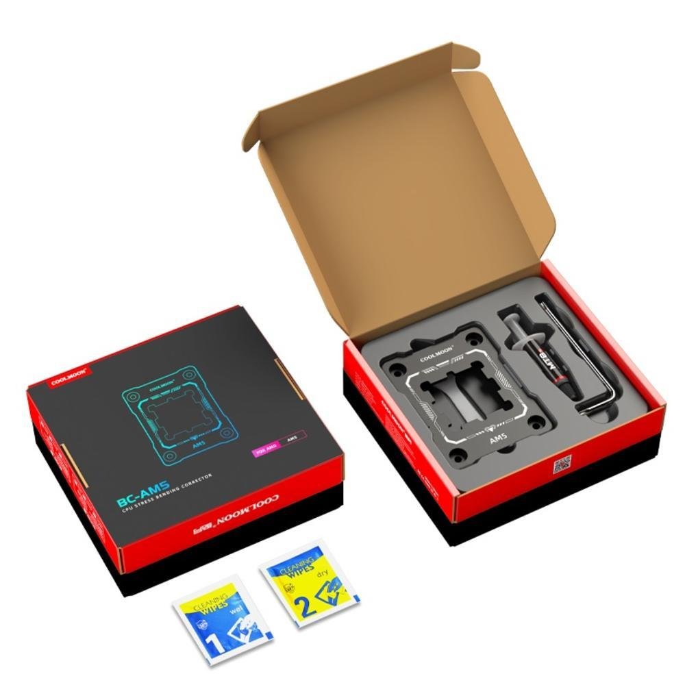 Adaptador Socket Para Processador Amd Am5, Contact Frame, Preto, Coolmoon 6