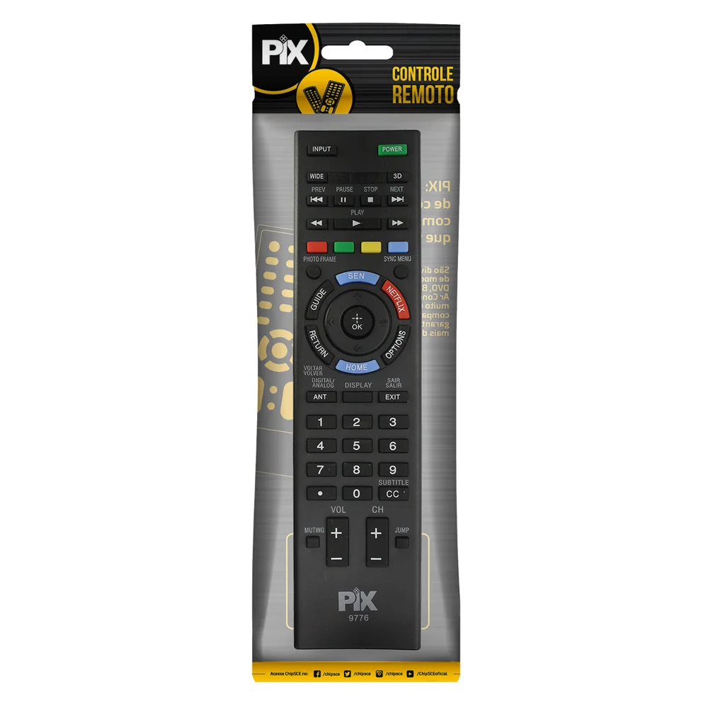 Imagem 2 de 3 do produto Controle Remoto Tv Bravia LED Smart Rm-yd095 - Nota Fiscal