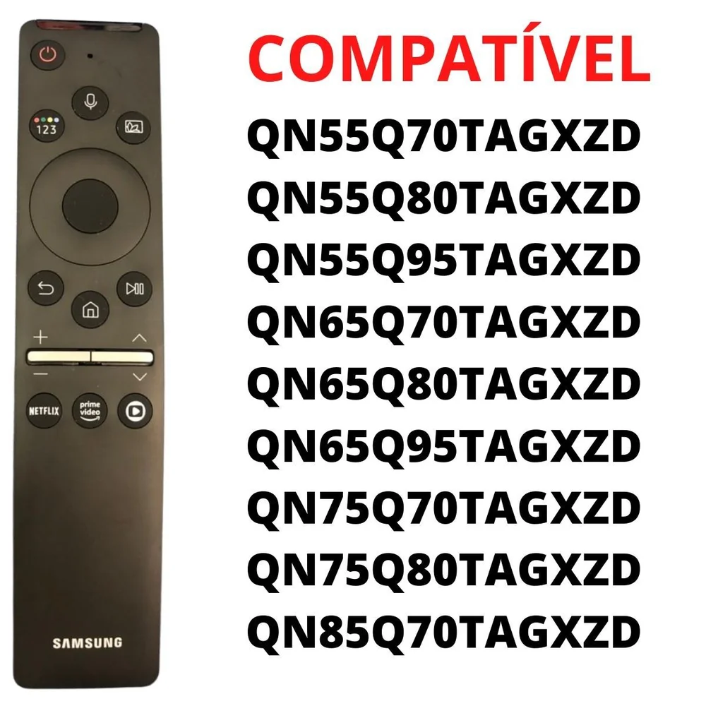 Imagem 3 de 5 do produto Controle   Samsung Globo Play Linha Tu8000 Qn55q80tag