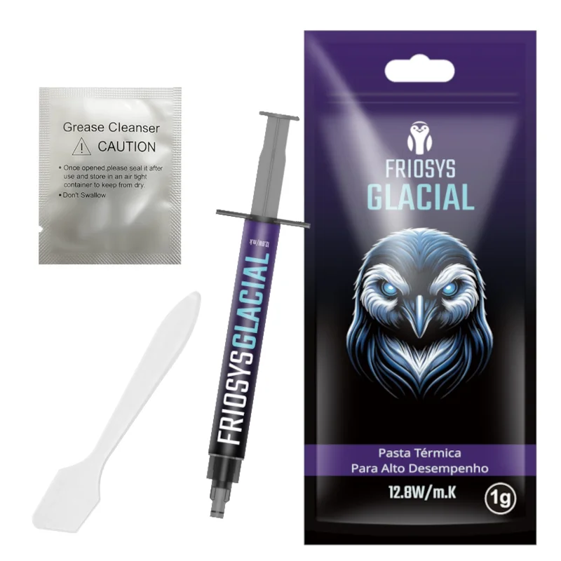 Imagem 2 de 3 do produto Pasta Térmica Friosys Glacial 1g 12.8 W/mk Alto Desempenho