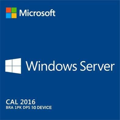 50 CAL Remote Desktop Service 2016 - 1pk 50 DEVICE Cal Rds Ts Windows Server 2016
