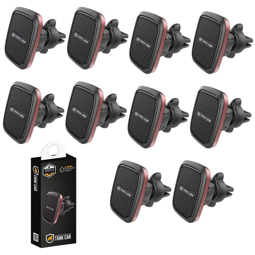 Suporte Para Carro Veicular Tank Car (6 Ímãs) No Atacado - Caixa Fechada 10 Unidades - Gshield