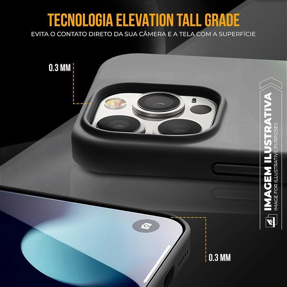 Imagem 3 de 5 do produto Kit Capa Silicon Premium E Película Hydrogel Privacidade Para Iphone 16 - Gshield
